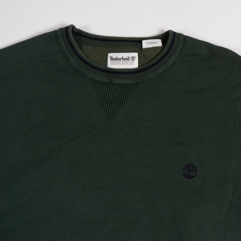 Groene Vintage Timberland Sweater Maat L