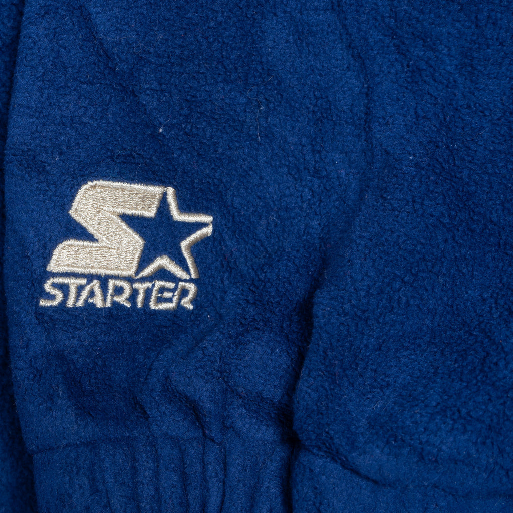 Blauwe Vintage Starter Fighting Irish Fleece Sweater Maat XXL